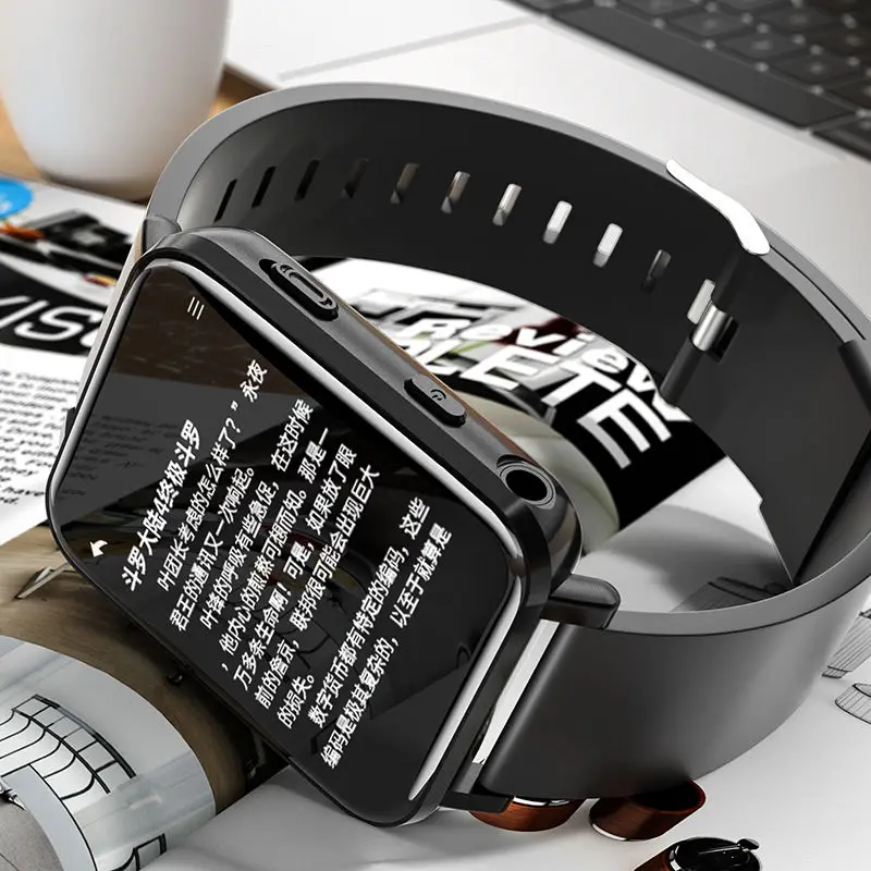 

Mp3-плеер с Bluetooth, спортивные часы с полноэкранным сенсорным экраном, мини портативный с функцией FM, Hi-Fi музыкальный плеер без потерь