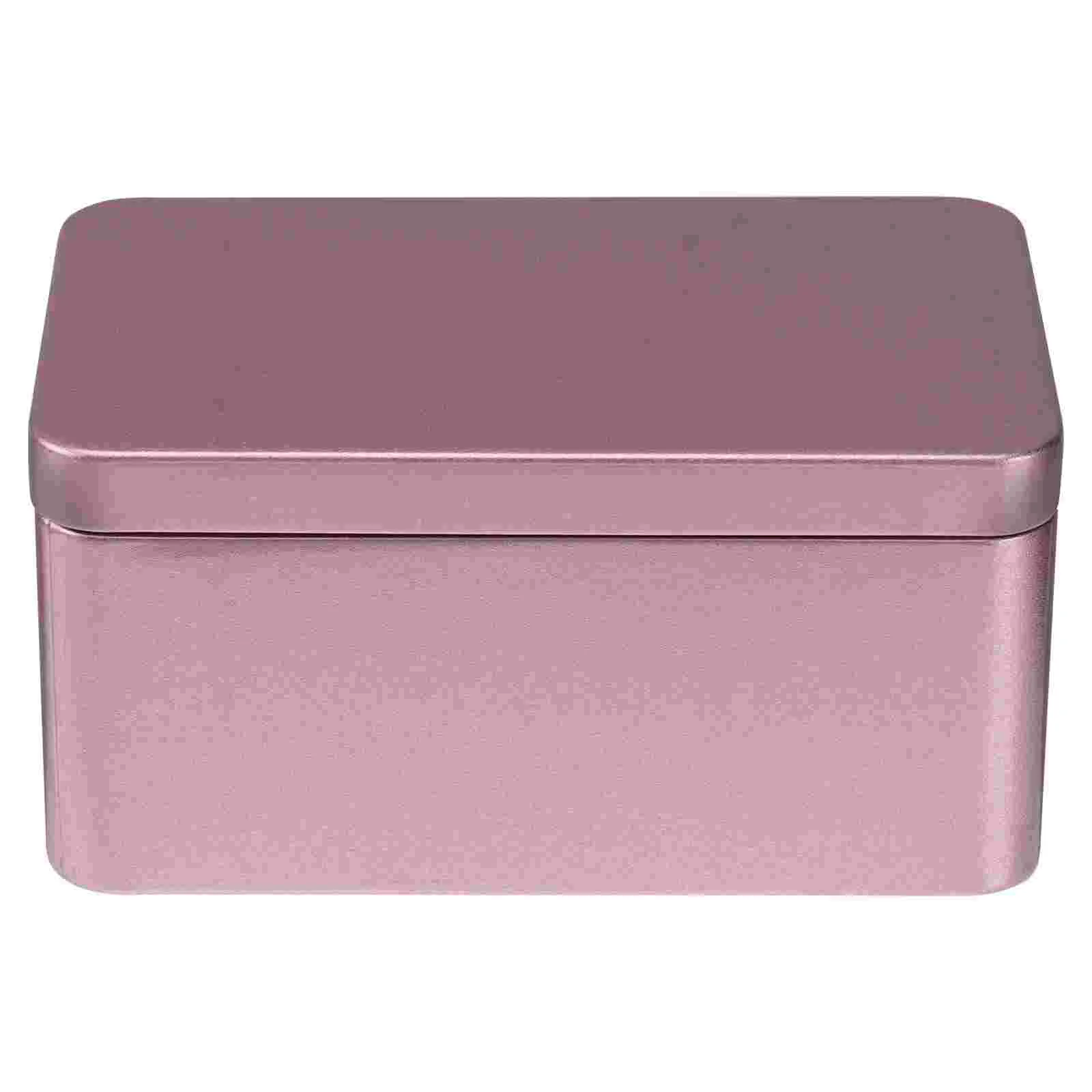 

Tea Storage Iron Box Toy Charcuterie Organizer Home Leaf Container Tin Child