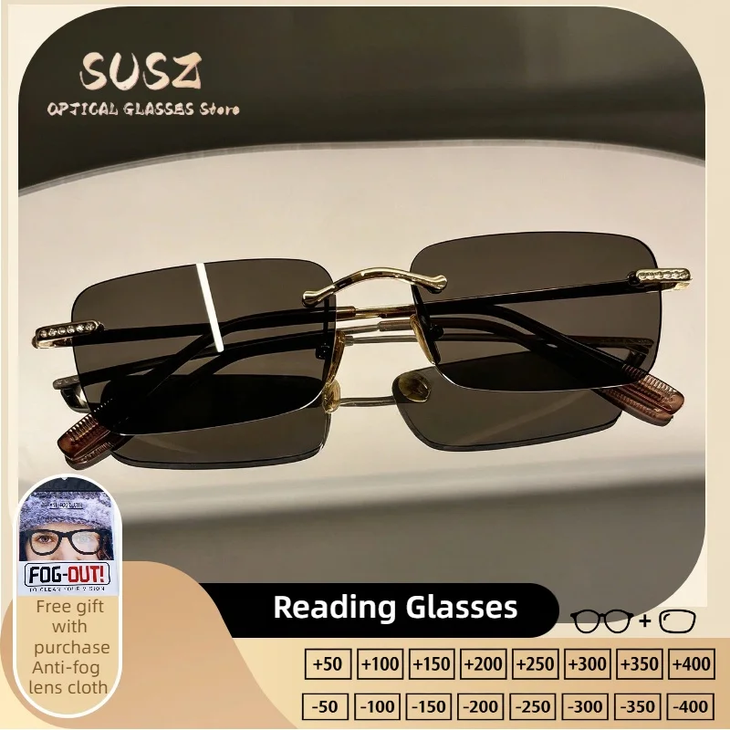

SUSZ Women Vintage Oval Frame Myopia Sunglasses Fashion Prescription Eyewear For Summer Beach Travel Driving Shopping Vacation
