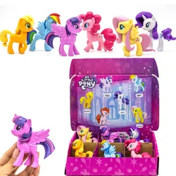 Hasbro My Little Pony Twilight Sparkle Pinkie Pie Applejack Rarity Fluttershy Rainbow Dash Animated Image Girls Doll Gifts