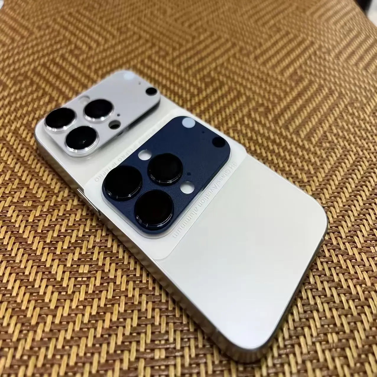 آيفون 16 15 14 برو ماكس برو حامي عدسة الكاميرا العسكرية الصف شاتيربروف سبائك الألومنيوم الزجاج المقسى غطاء للعدسات المعدنية