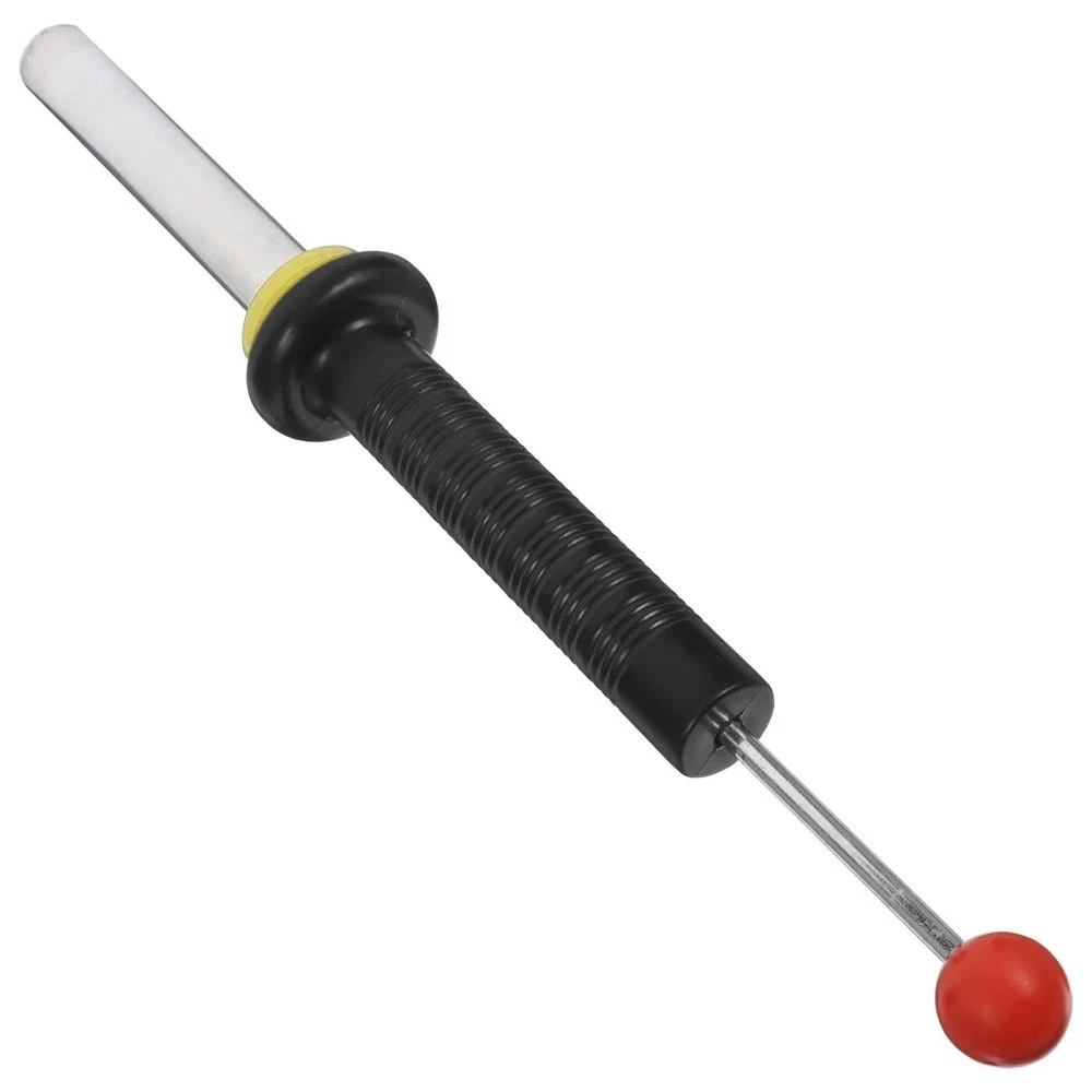 Collecteur de copeaux de 380 mm avec anneau en caoutchouc, construction robuste en fer, outil de ramassage pour copeaux de métal et débris, idéal pour l'atelier, le garage et les projets de bricolage, conception anti-rayures, noyau extractible pour un nettoyage facile, durable et réutilisable, indispensable pour l'atelier