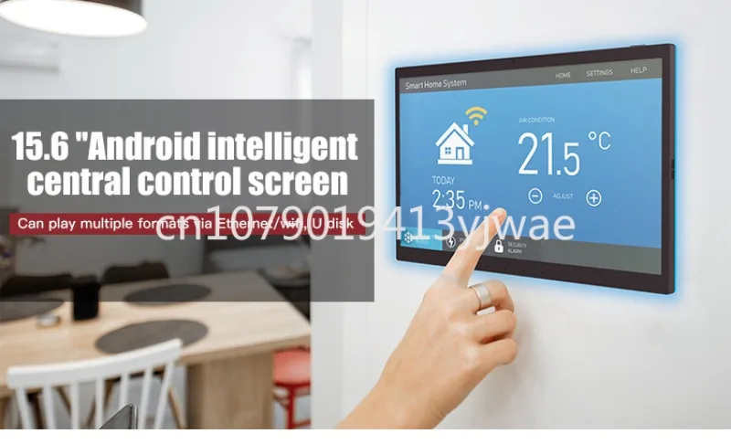 Wall Mount Smart Home Device 15.6 Inch Wifi Zigbee All In One Android POE Tablet With NFC