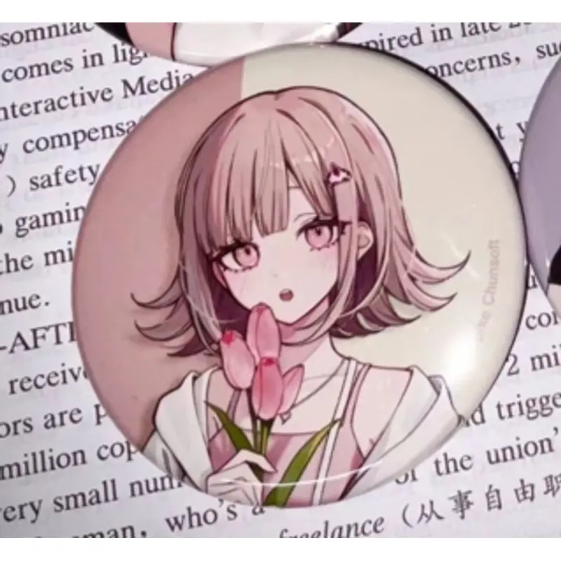 دانغانرونا نانامي شياكي اينوشيما جونكو كيريجيري كيوكو كايد أكاماتسو شارة معدنية ديكور للطاولات #3