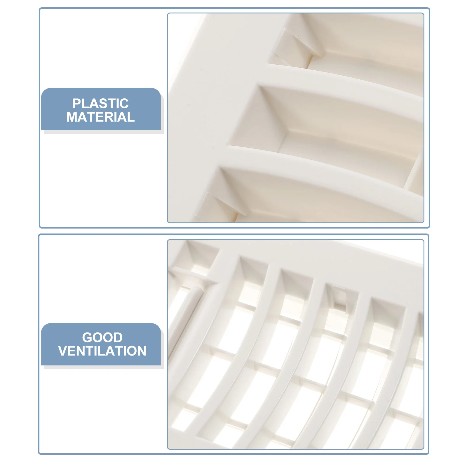 Ar Condicionado De Janela 배기 그릴, 에어컨 바닥 레지스터, 흰색 플라스틱 조절 환기구