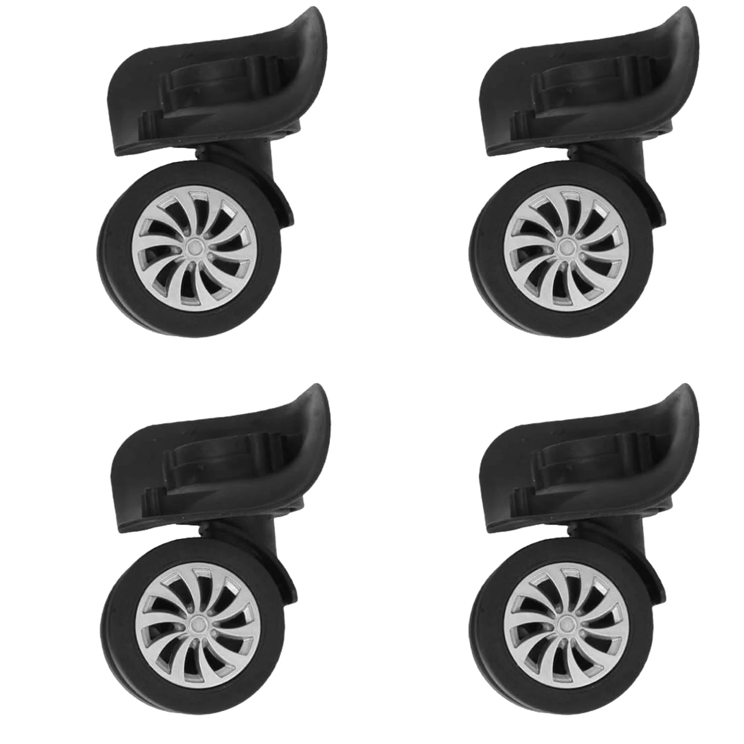 

4Pcs Luggage Suitcase Caster Wheels Swivel Wheel Replacement Luggage Travel Suitcase Wheels Plastic Bearings Repair Set