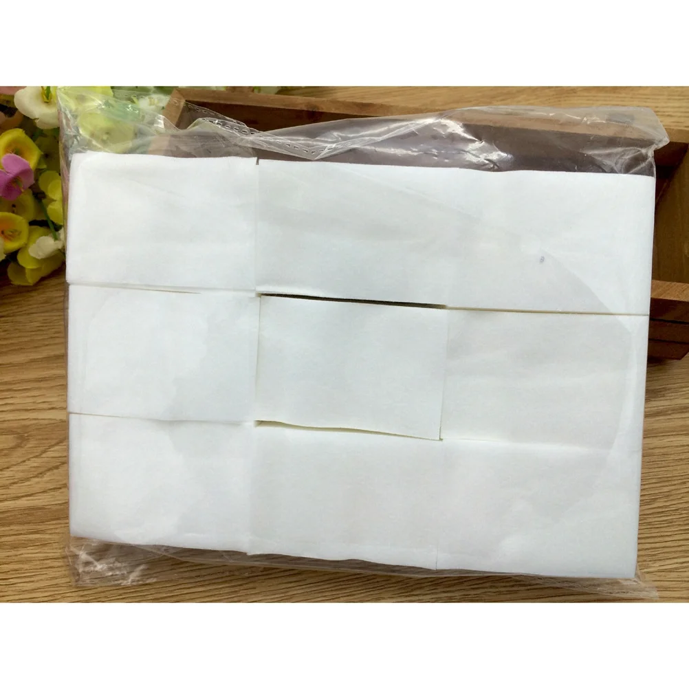 900 Uds. Almohadillas quitaesmalte de uñas toallitas de algodón desechables sin pelusa para decoración de uñas eliminación de maquillaje herramientas de limpieza para el cuidado de la piel