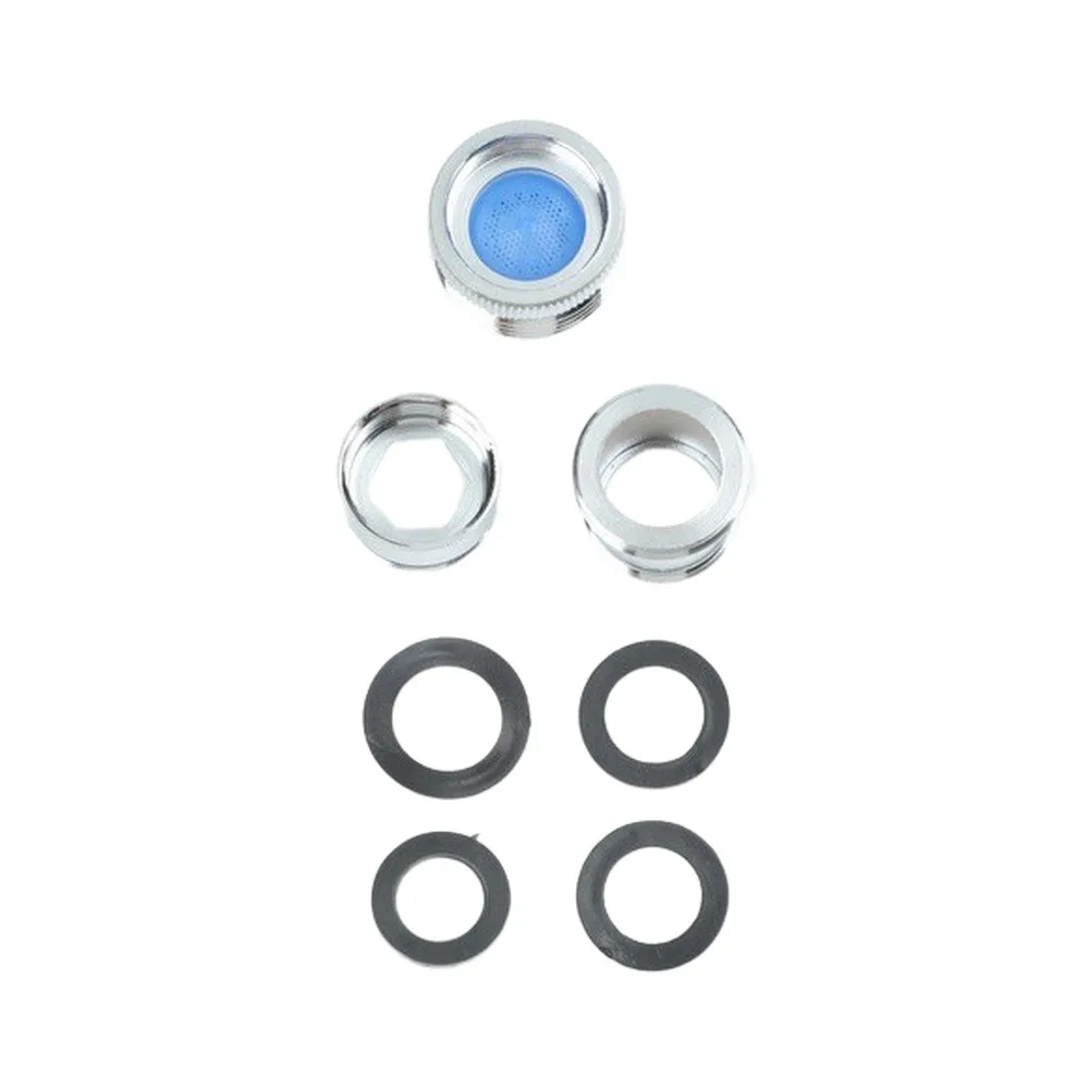 Faucet Hose Adapter Kit Extended Threaded Stem- Multiple Connectors For G1/2 Fittings To 3/4