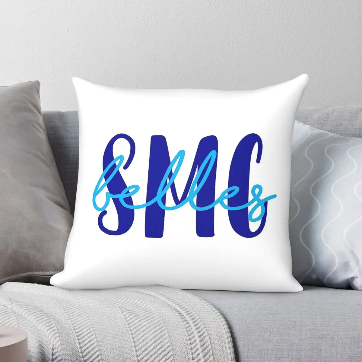 Saint Mary's College Belles Pillowcase Polyester Linen Velvet Creative Zip Decorative Pillow Case Home Cushion Cover