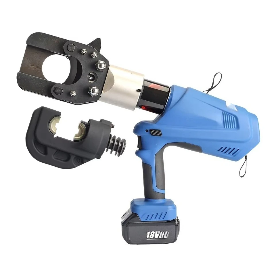 ツーインワン EZ-400 バッテリー駆動油圧圧着工具 EZ-55 バッテリー駆動油圧切断工具 ツーインワン