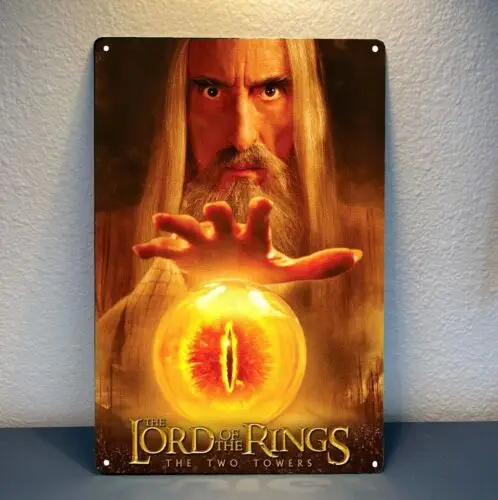 1p,Lord Of The Rings The Two Towers Movie Metal Poster Tin Sign 20x30cm