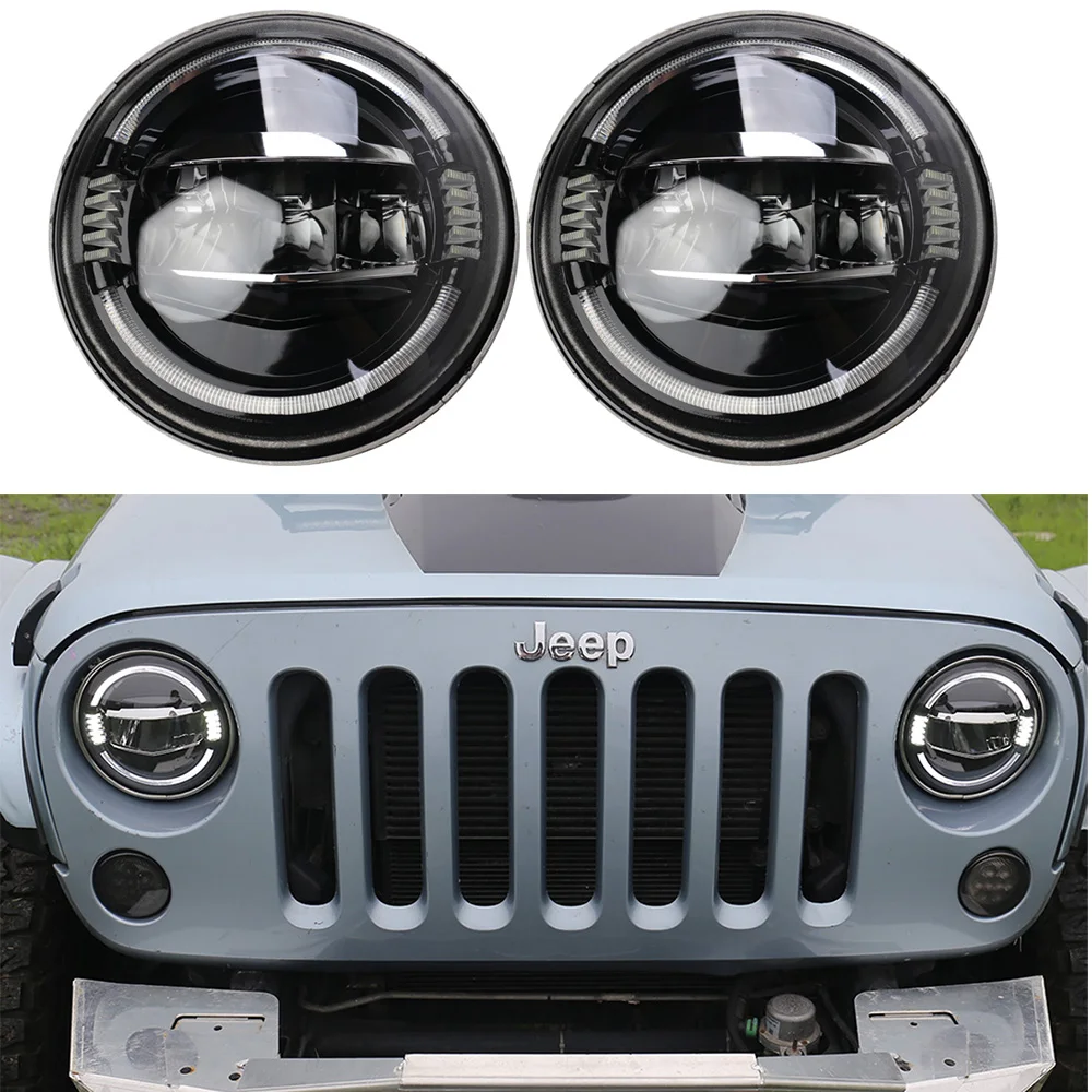 

Lantsun J322 7'' LED headlamp for jeep for Wrangler JK headlight JK to JL headlight