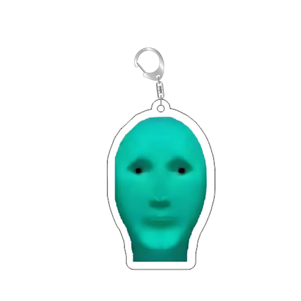 Zip Zap Alien Cat Funny Meme Keychain  Green Alien Cute Cats Key Ring Game Accessories  Bags Backpack Pendant Prop Jewelry Gift