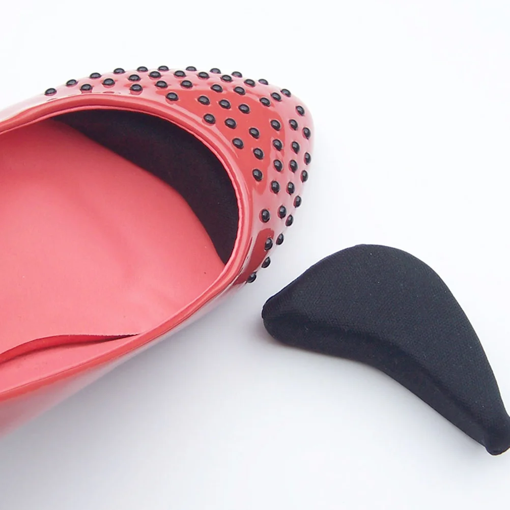 4 Pairs One Size Fits All) Shoe Toe Filler Too Big Inserts Insoles Adjustable Reusable Cloth Sponge Men and Women