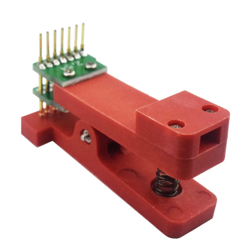 Imagem -04 - Suporte de Teste Pcb Clip Clamp Fixture 2.54 mm Probe Pogo Pin Download Programa Burn 3p 4p 5p 6p 7p 8p 9p 10p