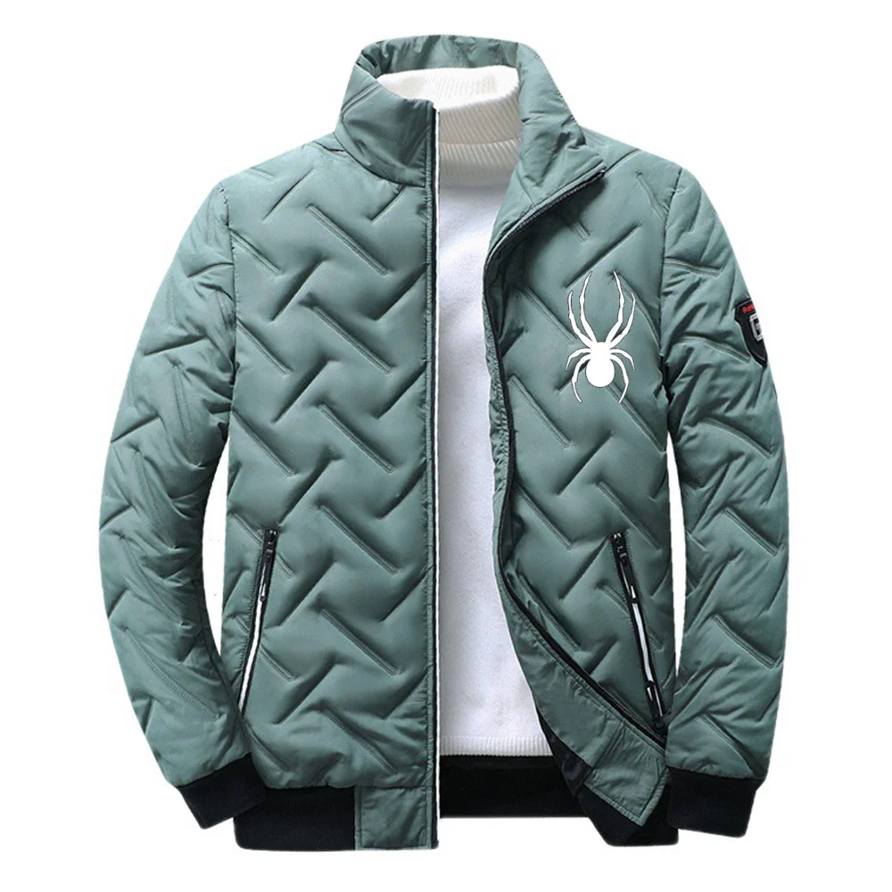 2024 New Fall And Winter Men\'s Outdoor Casual Versatile Fashion Collar Light Short Down Jacket Trendy Padded Thickened Jacket