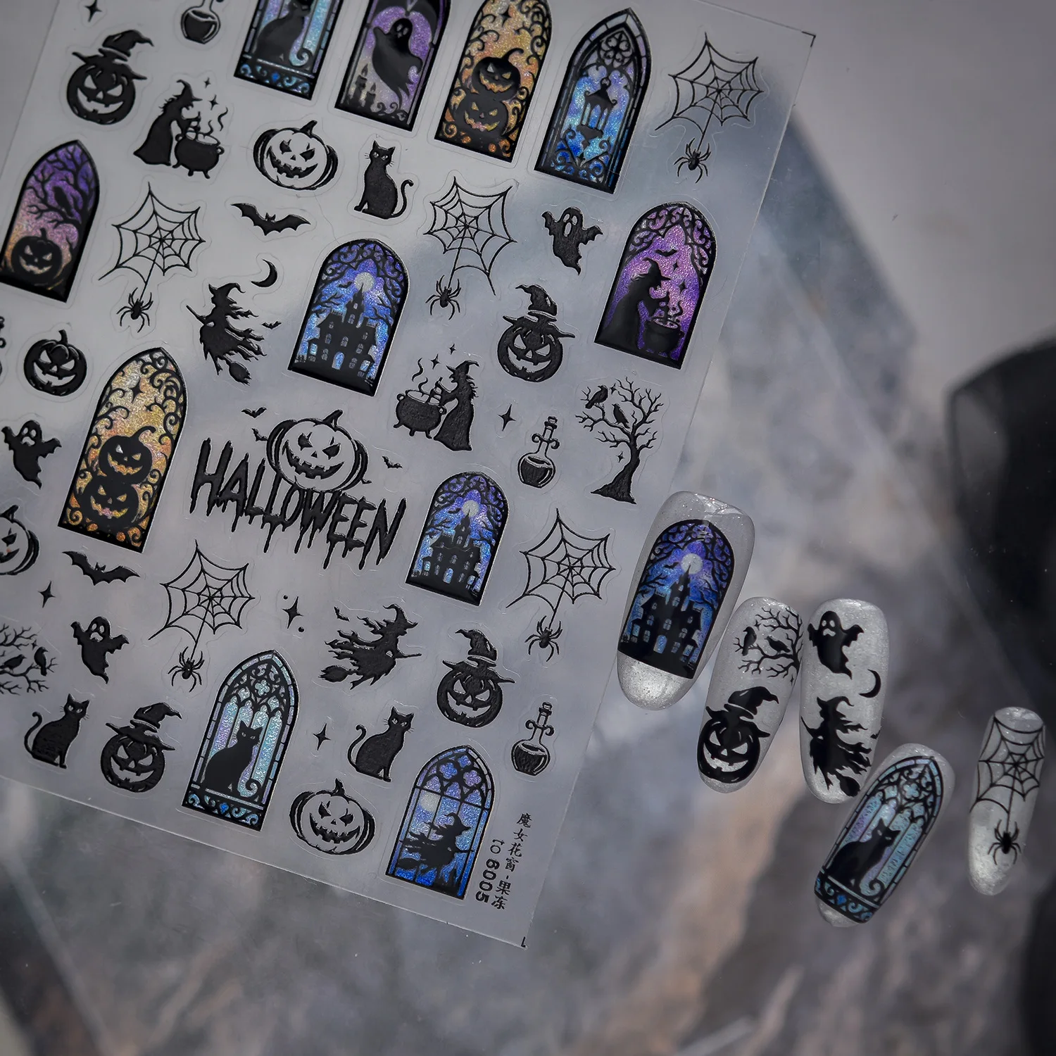 Halloween Nail Stickers Pumpki - огляд і ціна Photography Online