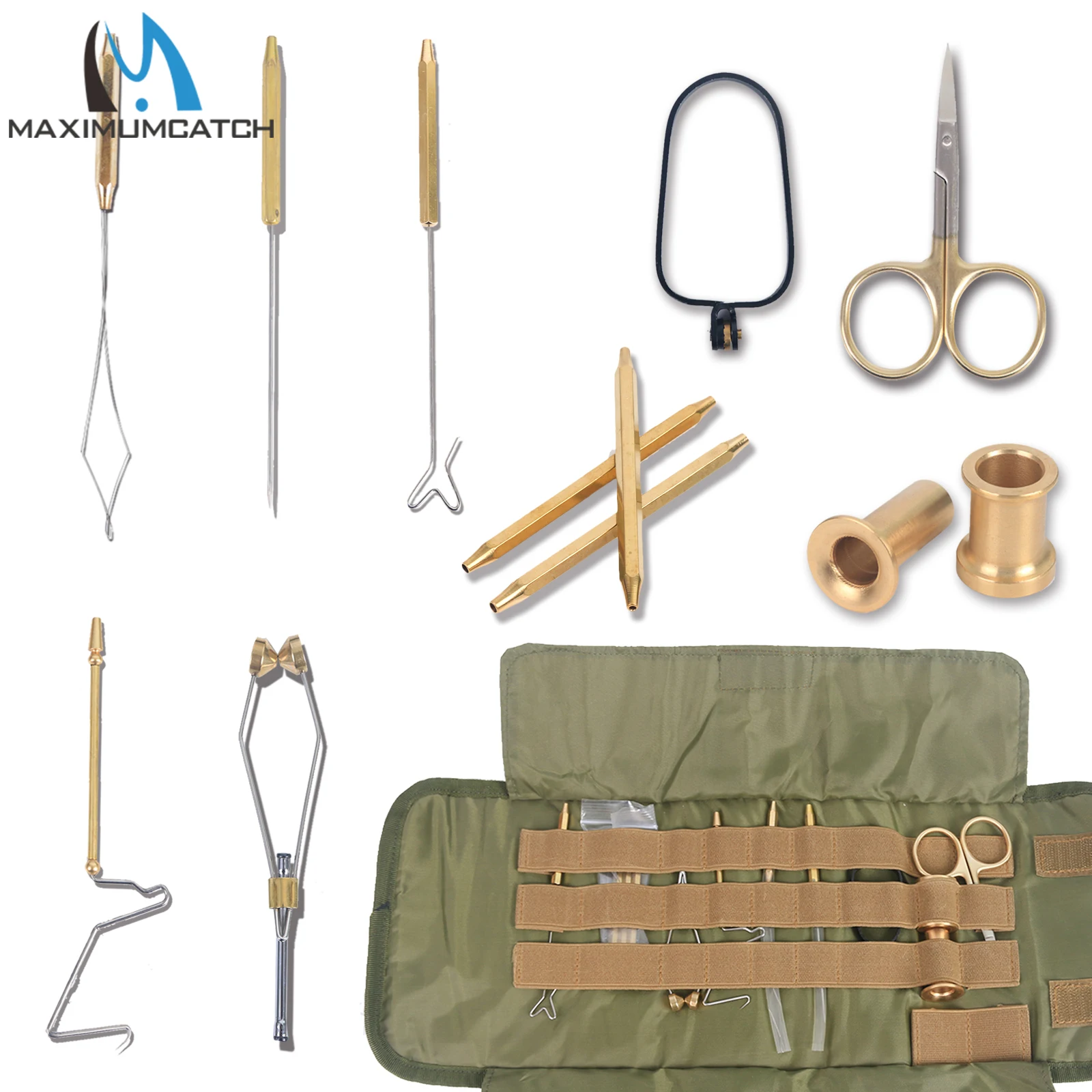 kit-de-ferramentas-para-atado-de-moscas-maximumcatch-9-pecas-ferramentas-de-latao-passador-de-linha-agulha-empilhador-de-cabelo-acabador-de-chicote-torcedor-de-dubbing-bolsa-macia