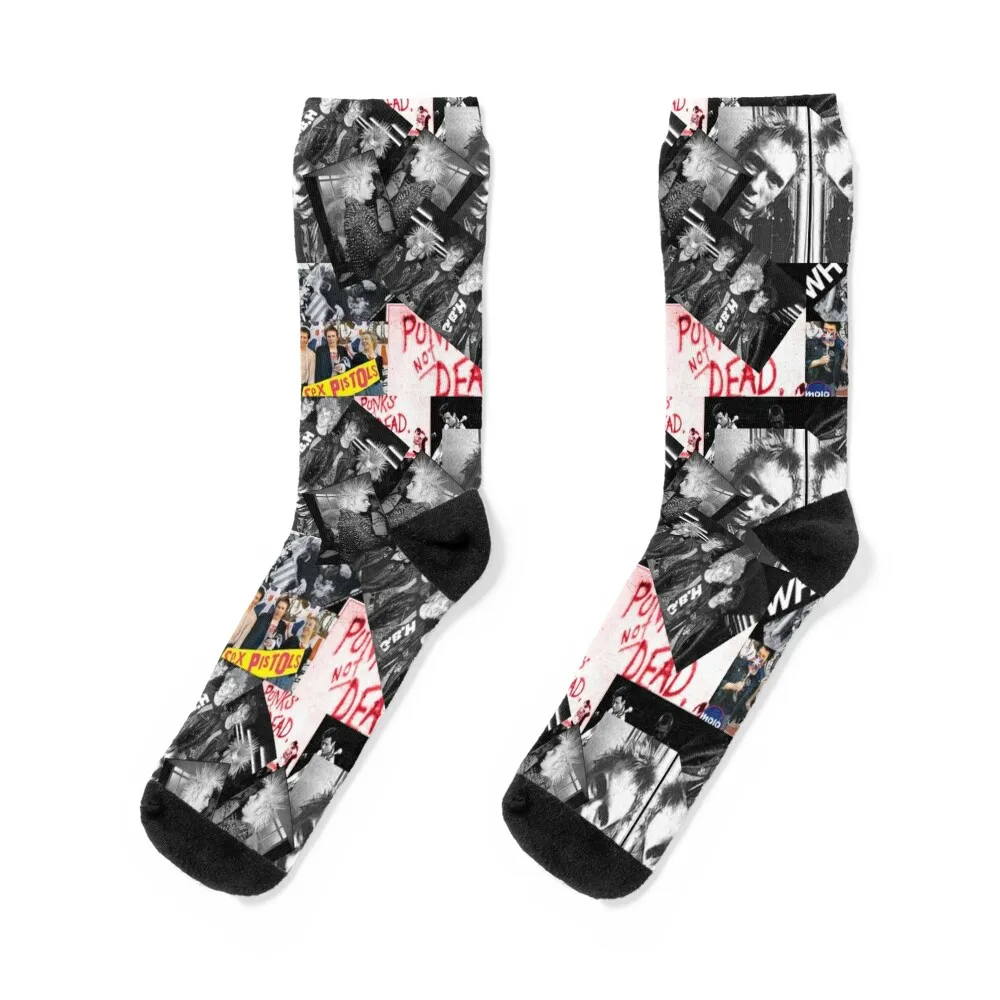 

U.K 1980S PUNK ROCK Socks professional running valentine gift ideas funny gifts soccer anti-slip Socks Woman Men's
