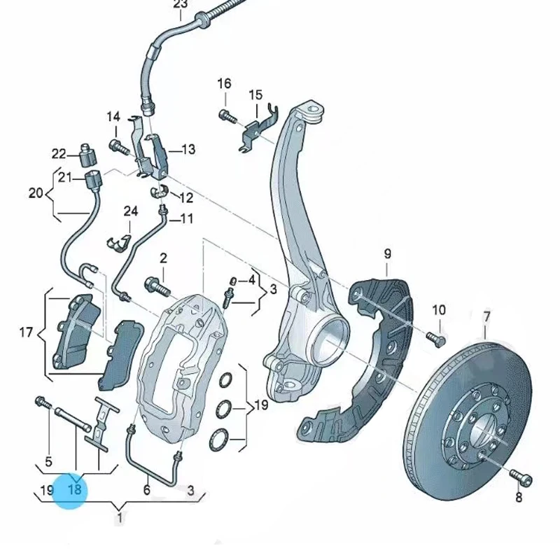 Reparatieset 7l0698269a Voor Volkswagen Audi 7l0 698 269a 7l0 698 269 A