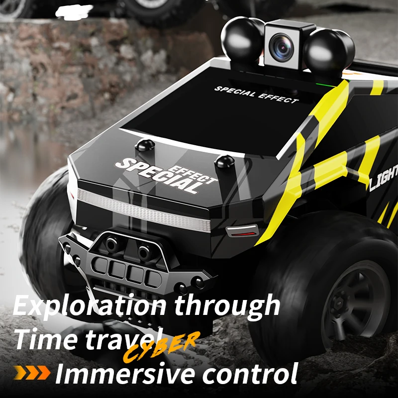 New 2.4GHz WiFi Remote Control Off-Road Climbing Pickup Truck with Aerial Photography 1:28 High-Speed Drift Toy