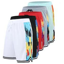 Men Student Basketball Shorts Sport Gym For Soccer Trainning Exercise Jogging Hiking Running Fitness Board Beach Short Pants J32