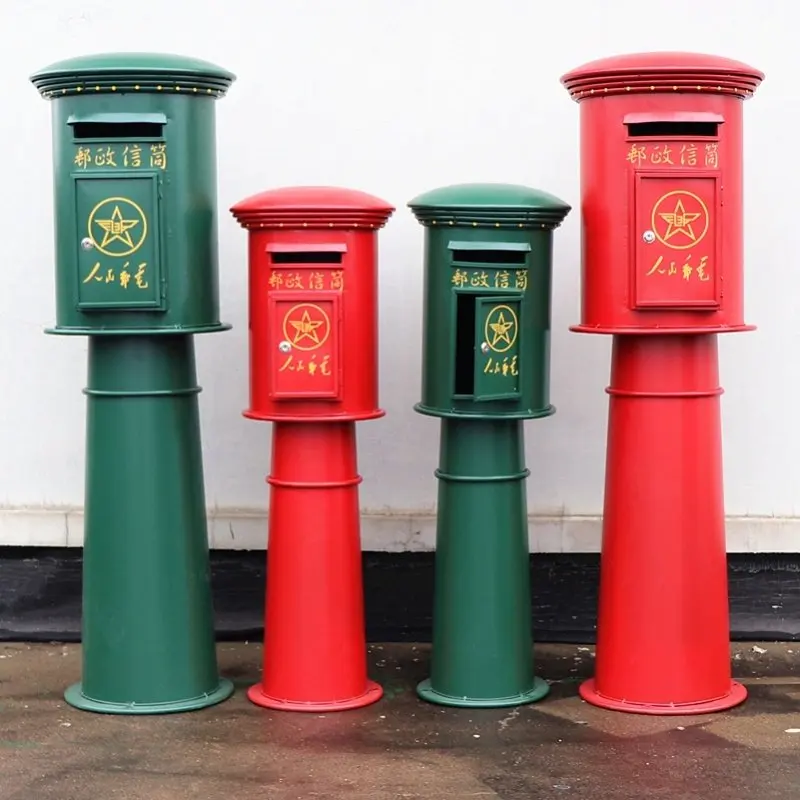 

Exterior Post Mailbox Plastic Christmas Mailbox Outdoor Modern Xxl Outdoor Delivery Package Box External Letters Holder Mail Big