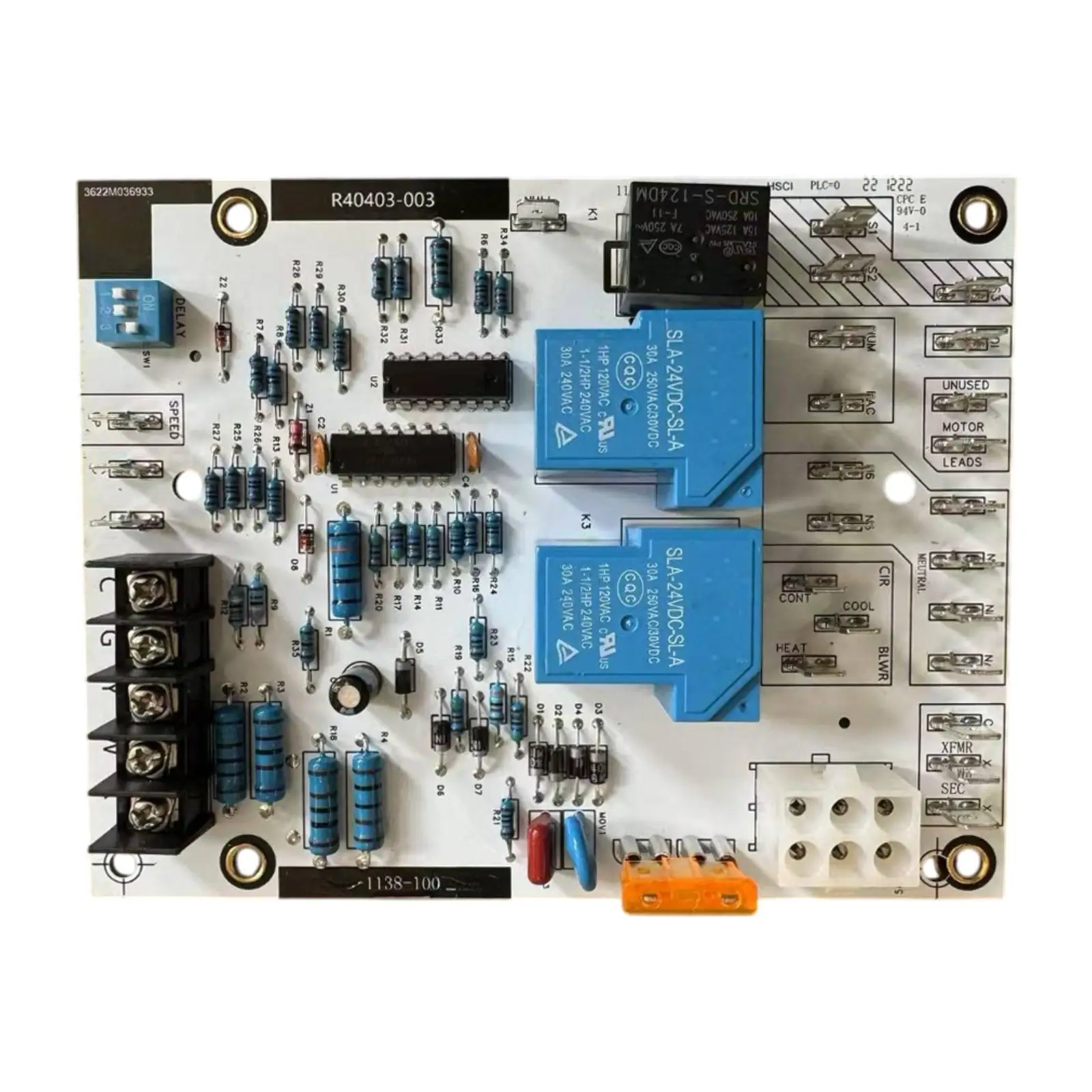 Placa de circuito del ventilador del horno Tablero de control del ventilador del manipulador de aire para 20054502
