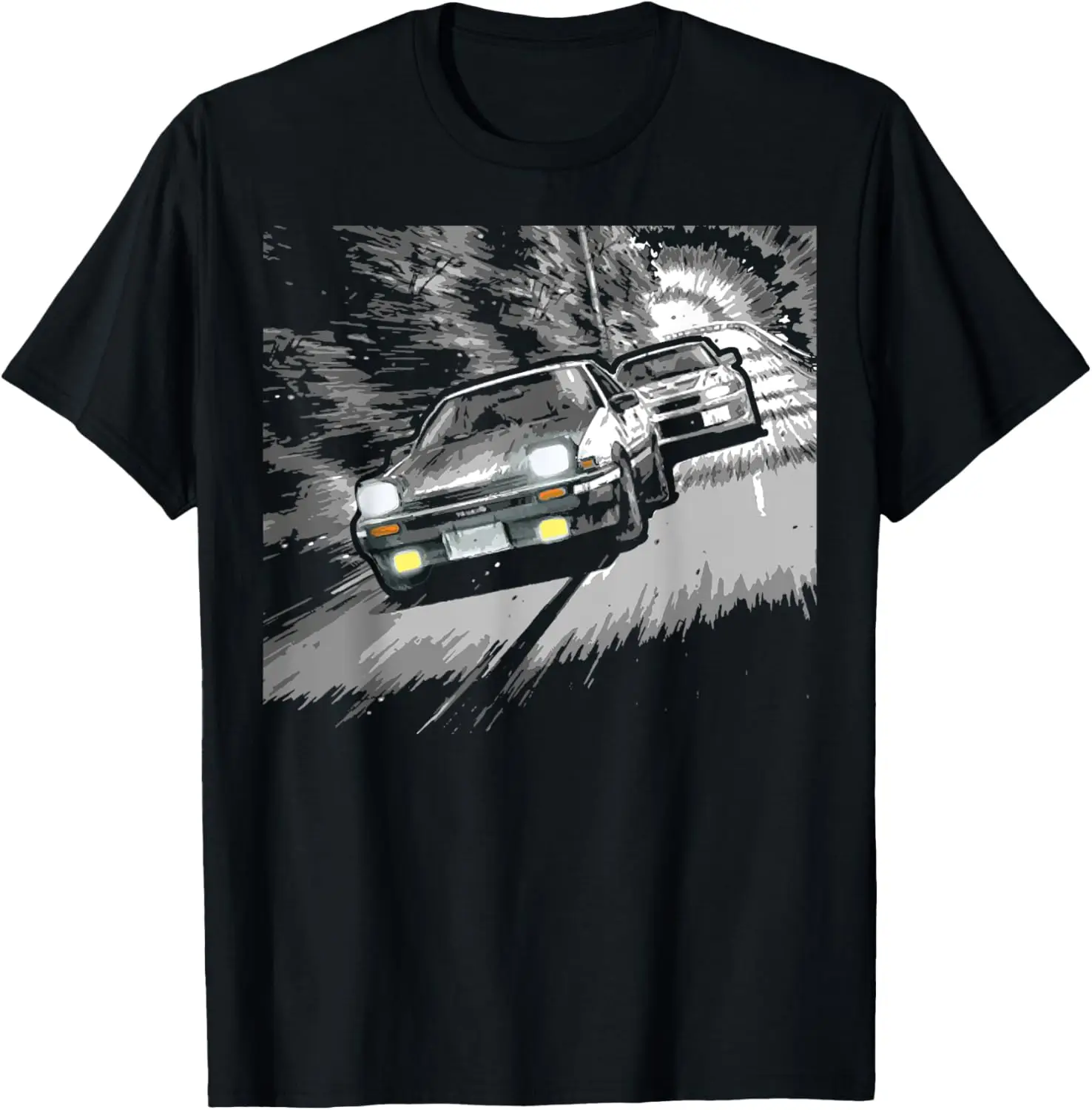 JDM Car Street Drift Race - 86 VS EVO T-Shirt