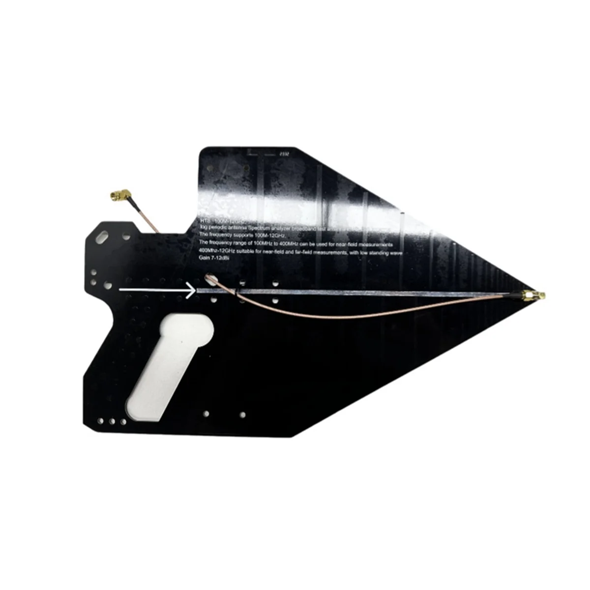 

A22I HT8 Handheld Log Periodic Antenna 0.1-12GHz,Direction Finding Antenna for SA6 Spectrum Analyzer,Highly Accurate,