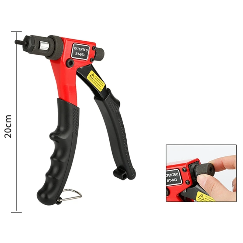 New BT-603 Manual Riveter Tool (M3/M4/M5/M6) Hand Rivet Tool Kit Rivet Nut Setting Tool Nut Setter