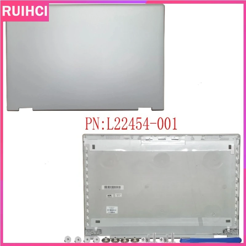 ل بافيليون X360 15-CR TPN-W132 جديد LCD الغطاء الخلفي Palmrest العلوي لوحة مفاتيح الكمبيوتر المحمول استبدال L20848-001 L22454-001