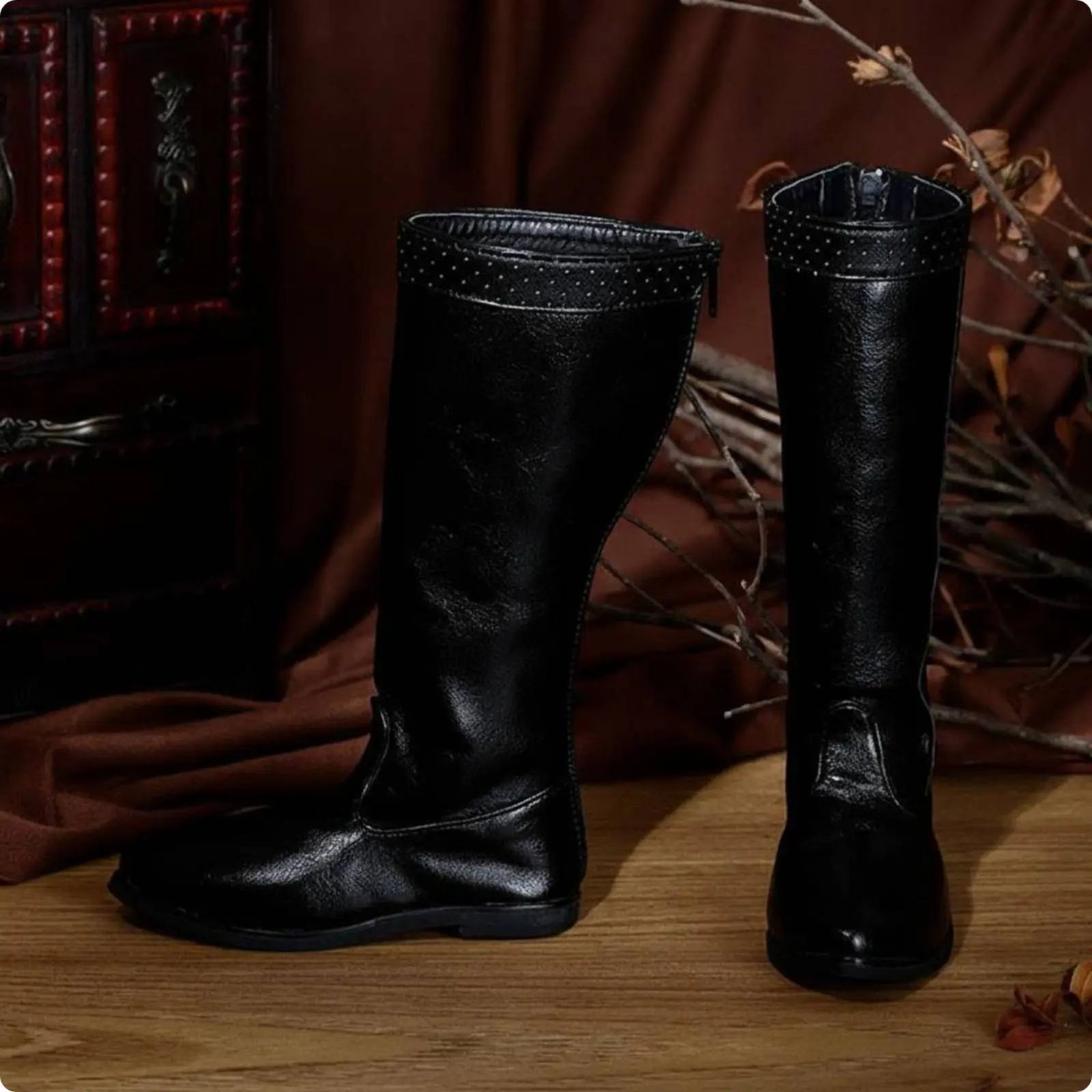

SD Doll Tall Boots Fashion Design BJD Doll Boots Toy Accessory Versatile Handmade