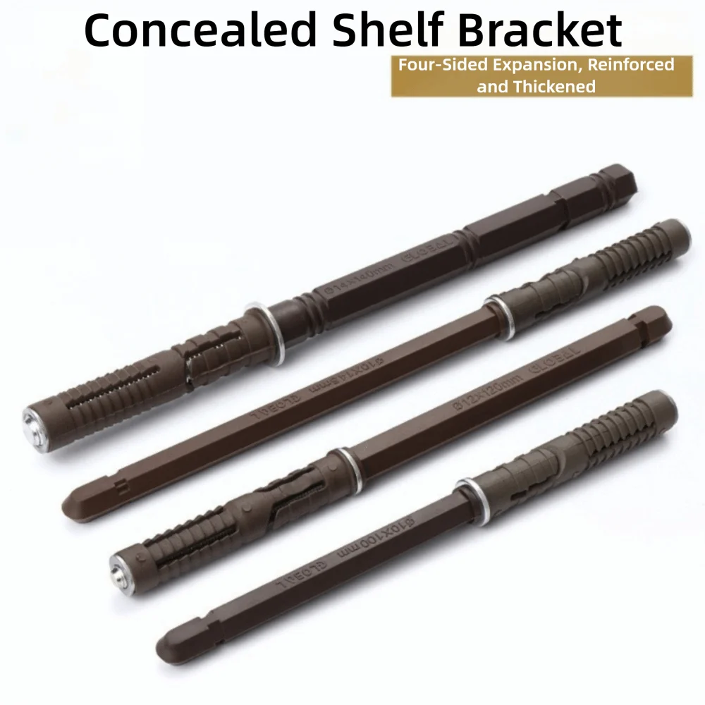 Invisible Nails Floating Shelf Brackets Concealed Design Wall Mounted Concealed Shelf Support Fixed Support Wall Shelf Support