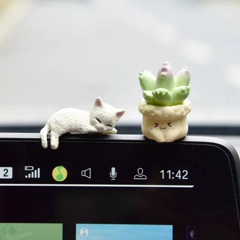 

Micro landscape creative cute simulation succulent cactus potted moss gardening decoration accessories desktop ornaments