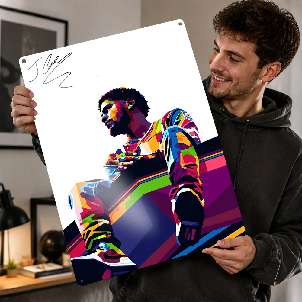 J Cole Metal Poster Musical Wall Art Customized Retro Tinplate Sign for Studio Bedroom Home Decor Music Fan Gift Room Decoration