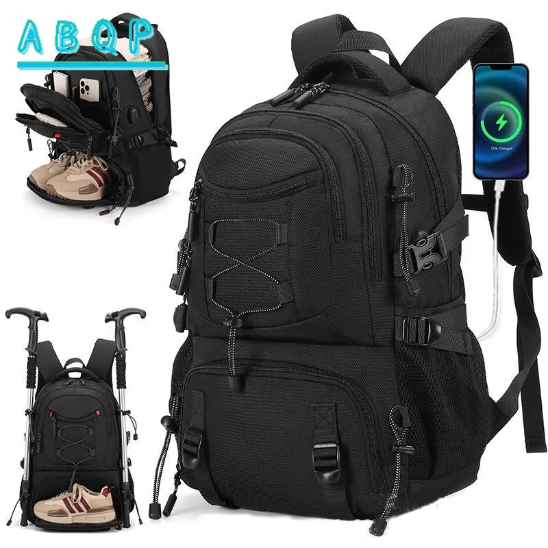 New Fashion Casual Backpack Large Capacity Multi-functional UBS Backpack Luxury Brand Oxford Cloth Travel Backpack High Quality
