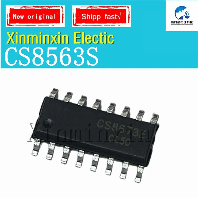 5 قطعة/الوحدة CS8563S CS8563 16-SOP SMD الصوت مكبر كهربائي IC رقاقة 100% جديد الأصلي في المخزون
