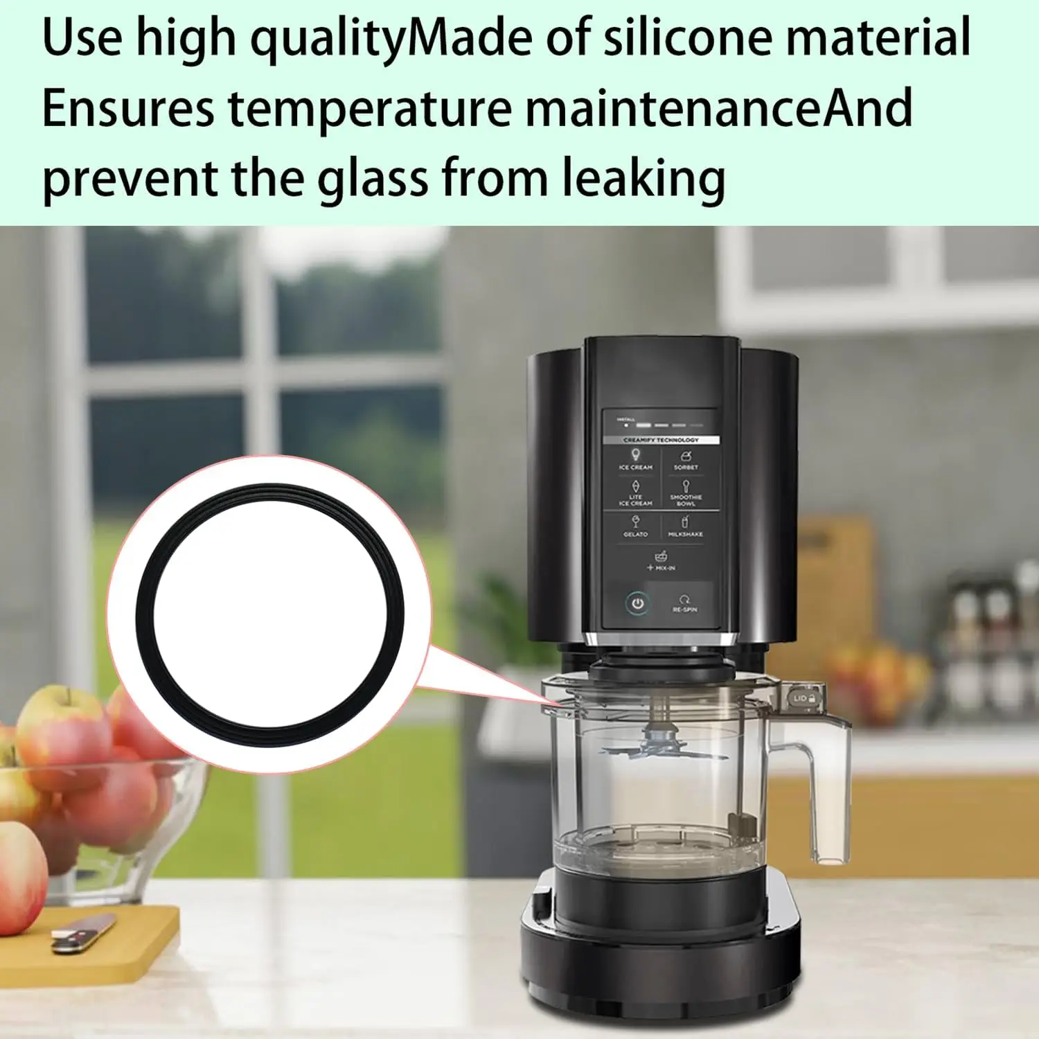 5 قطعة حشية الخلاط استبدال المطاط حلقة الختم خواتم ل النينجا NC299AMZ/NC301/NC300/NC201/NC101 سلسلة استبدال أجزاء