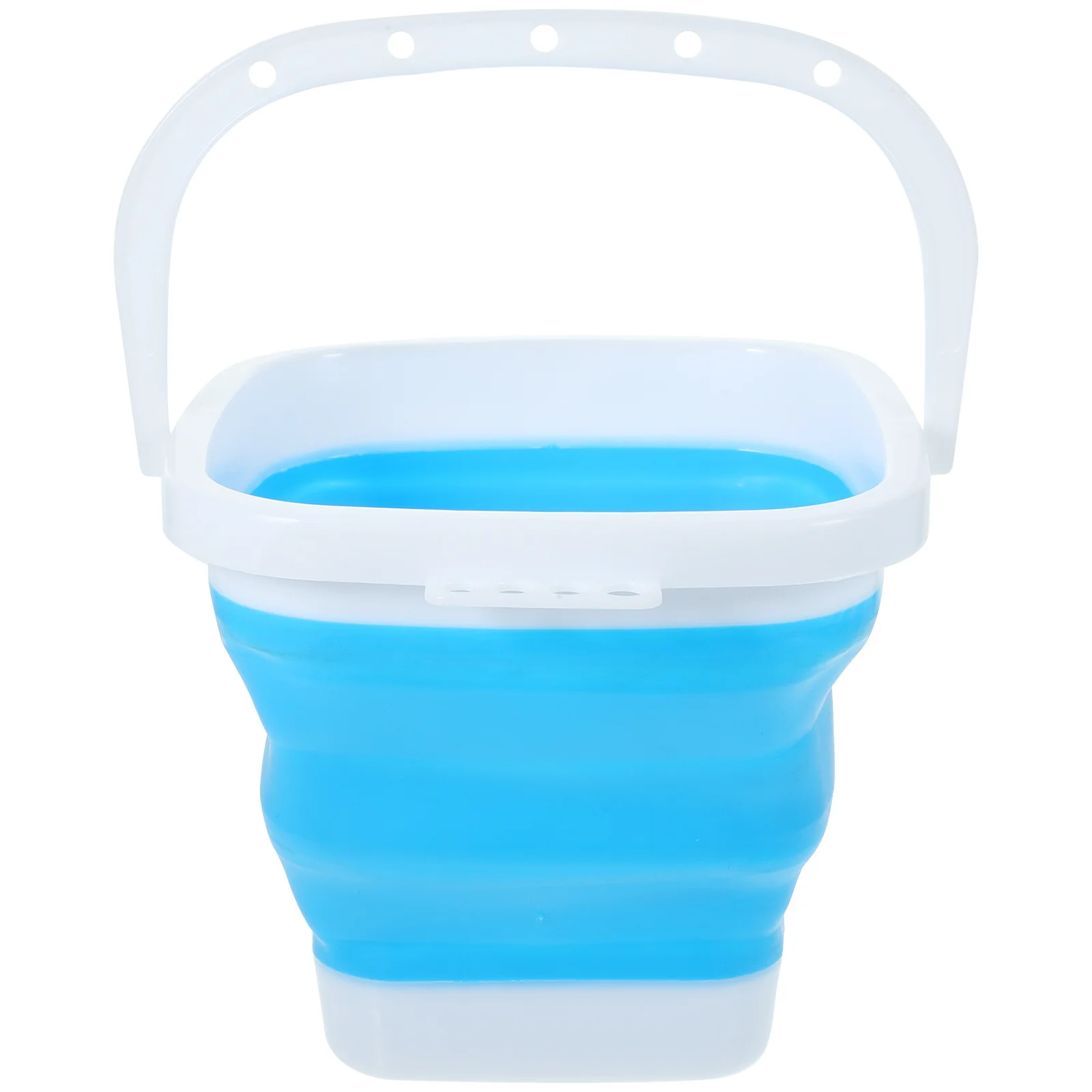 

1pc Foldable Thickened Silicone Pen Washing Barrel Colorful Lightweight For Painting Fishing Cleaning Storage Bucket Art