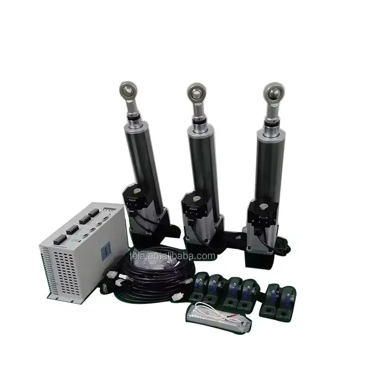 New 6DOF Servo Motor Actuator Motion Platform Kits for Flight Simulator TMPF4-6DOF