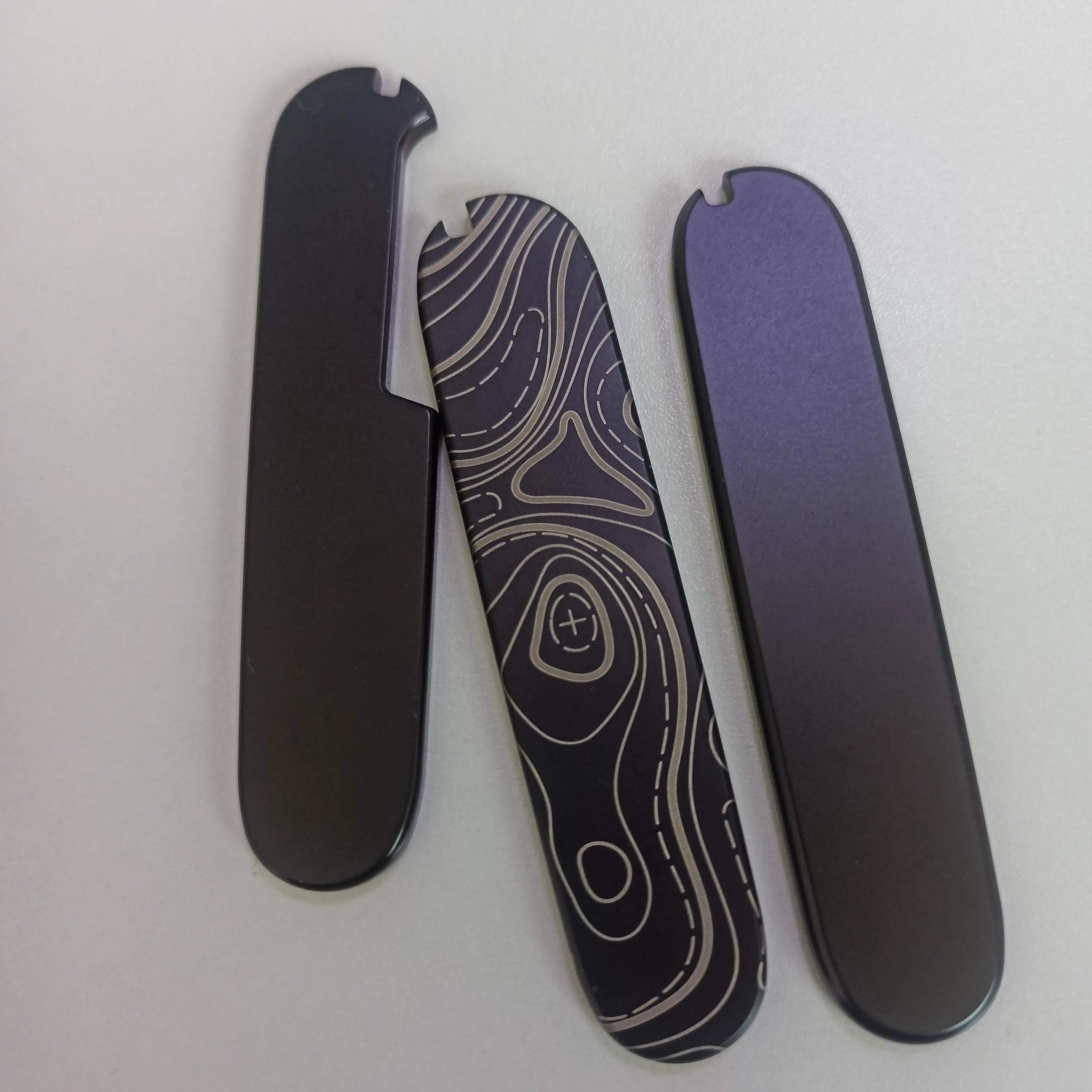 

Пара титановых рукояток для ножей Victorinox Swiss Army 91 мм, аксессуары для самостоятельной сборки