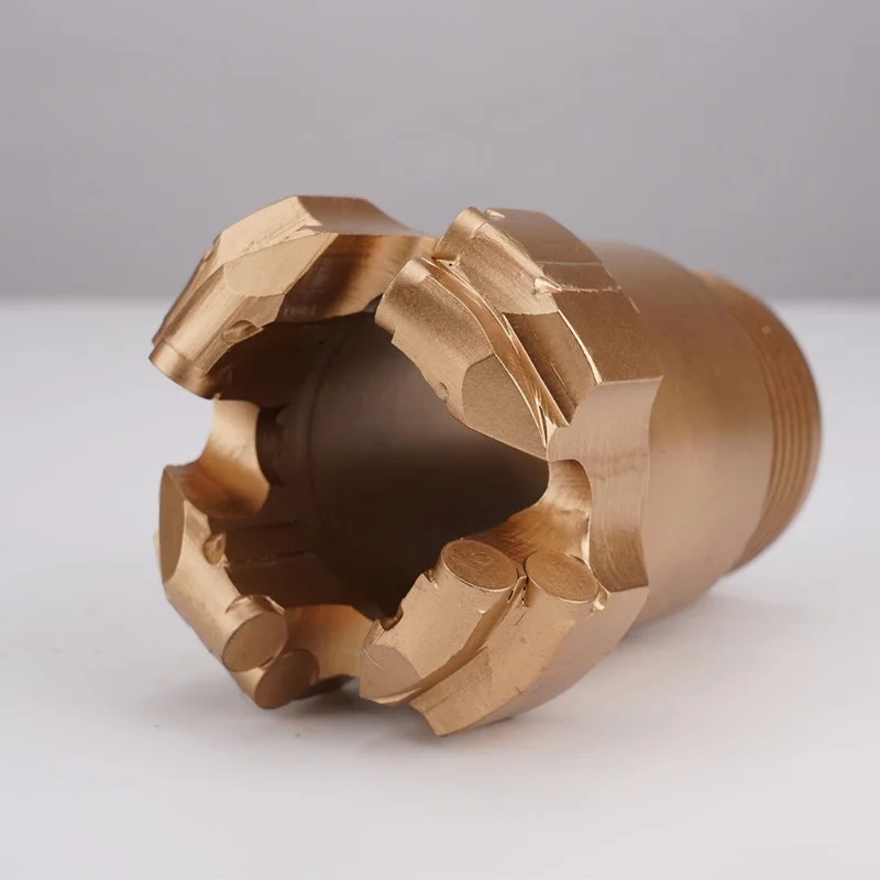 1PC Ribbed PDC Diamond Core Drill Bit For Exploration With High Wear Resistance For Sandstone Limestone And Shale Formation
