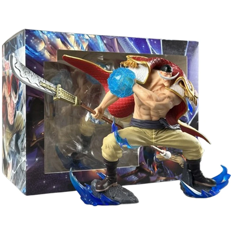 

20cm One Piece White Beard Action Figures Edward Newgate Figura Manga Figurine Anime GK Statue Toys Model Ornament Gift for Kids