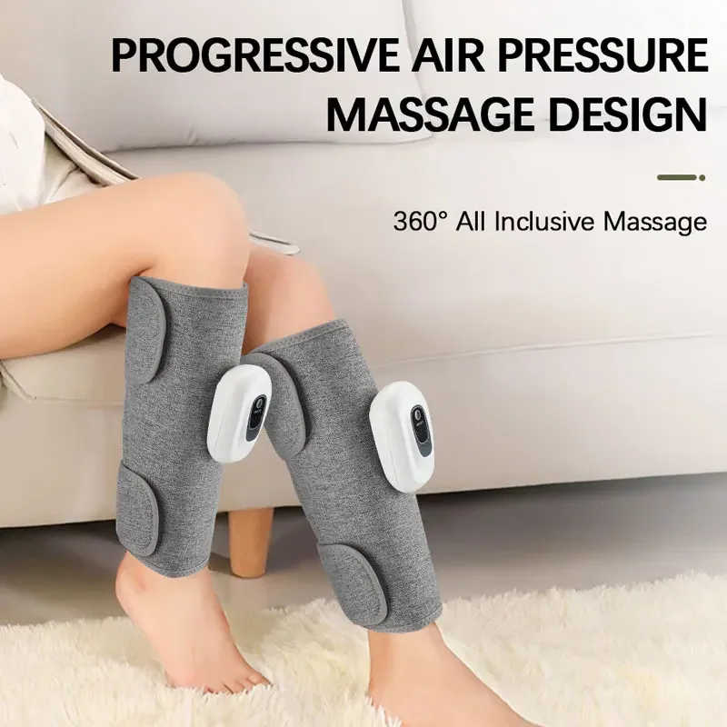 

Calf Massager Eletric 360° Pressure Wireless Leg Massage 3 Mode Airbag Compresstion Relax Foot Calf Muscle Blood Circulatio