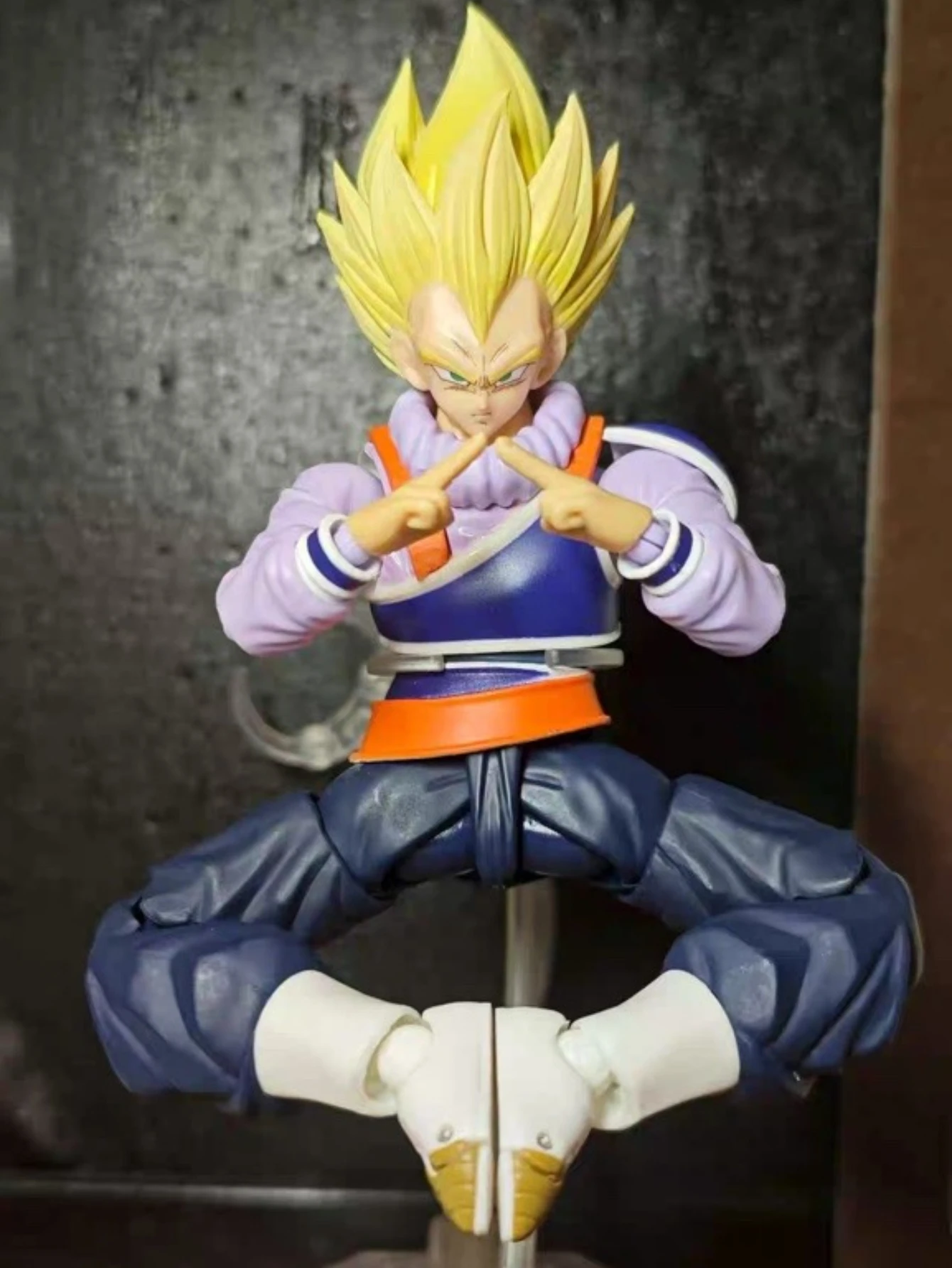 In Stock Dragon Ball Z SHF Instant Transmission Son Goku Chibi Dam'z Clothes Accessories Anime Action Figures Toys Model
