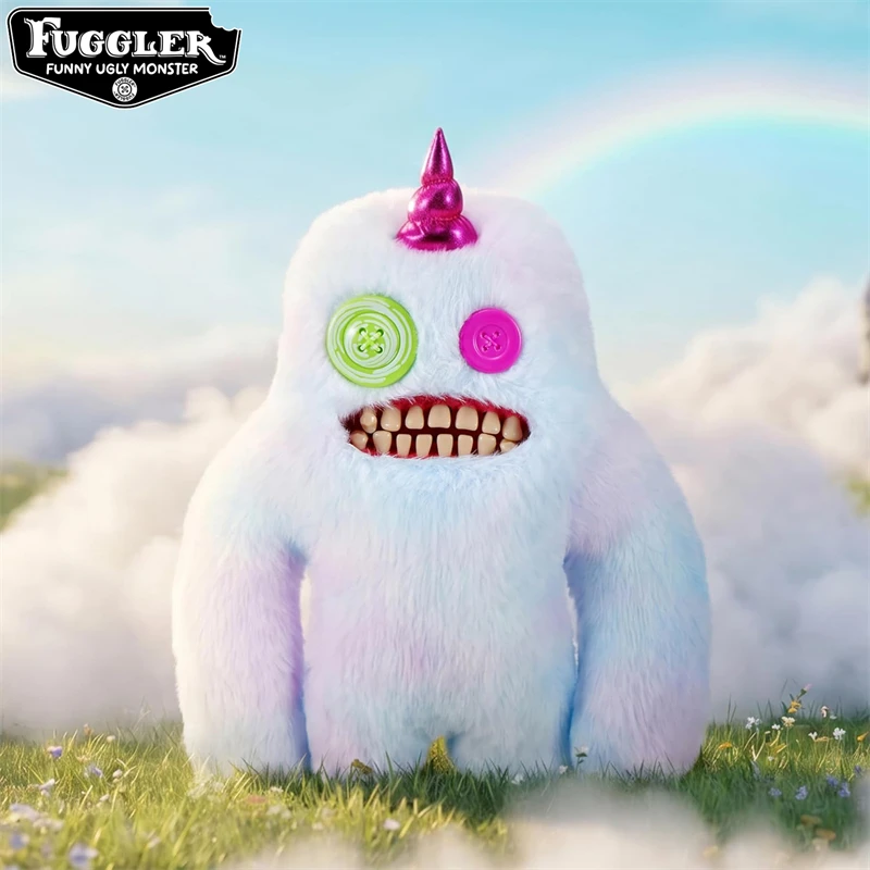 Original Fuggler Funny Ugly Teeth Monsters Plush Toys Fugglercorns Kawaii Unicorn Stinkface Sphynx Cat Screech Peluche Dolls view 6