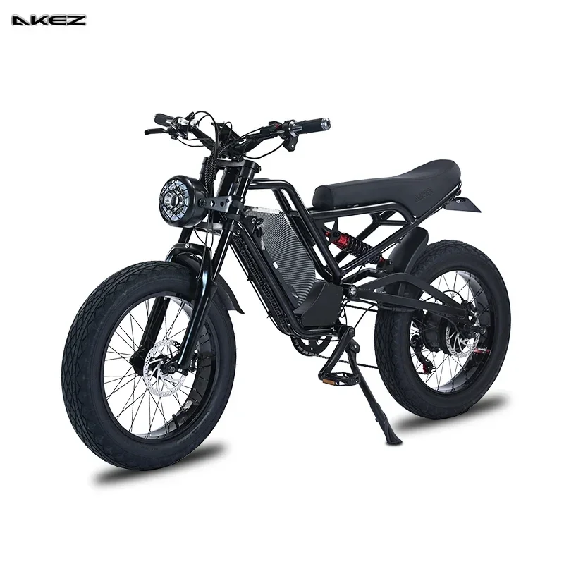 Electric Bicycle 1500W Motor 48V18AH battery adult Electric Bike 20 inch fat tire Dual shock absorption mountain off-road E-bike