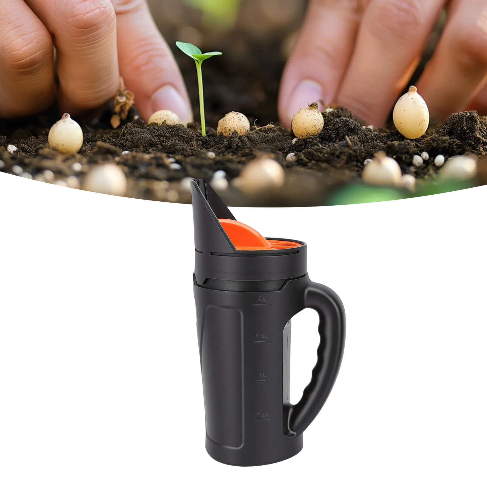 

Ручной разбрасыватель с разными размерами отверстий, легкий, для газона, ручной разбрасыватель соли для газонов