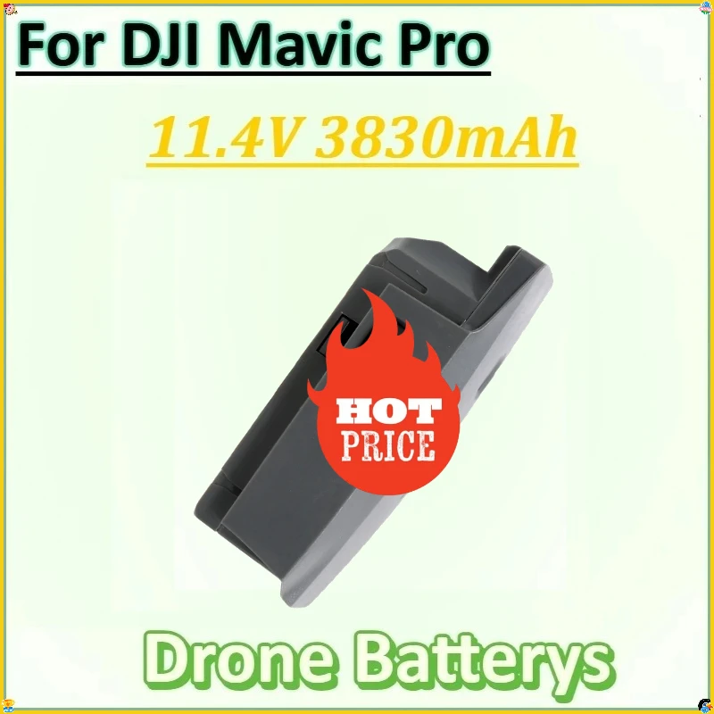 

New Battery 11.4V 3830mAh for DJI Mavic Pro Platinum FPV Quadcopter RC Drone 3S Intelligent Spare Flight Rechargeable Battery
